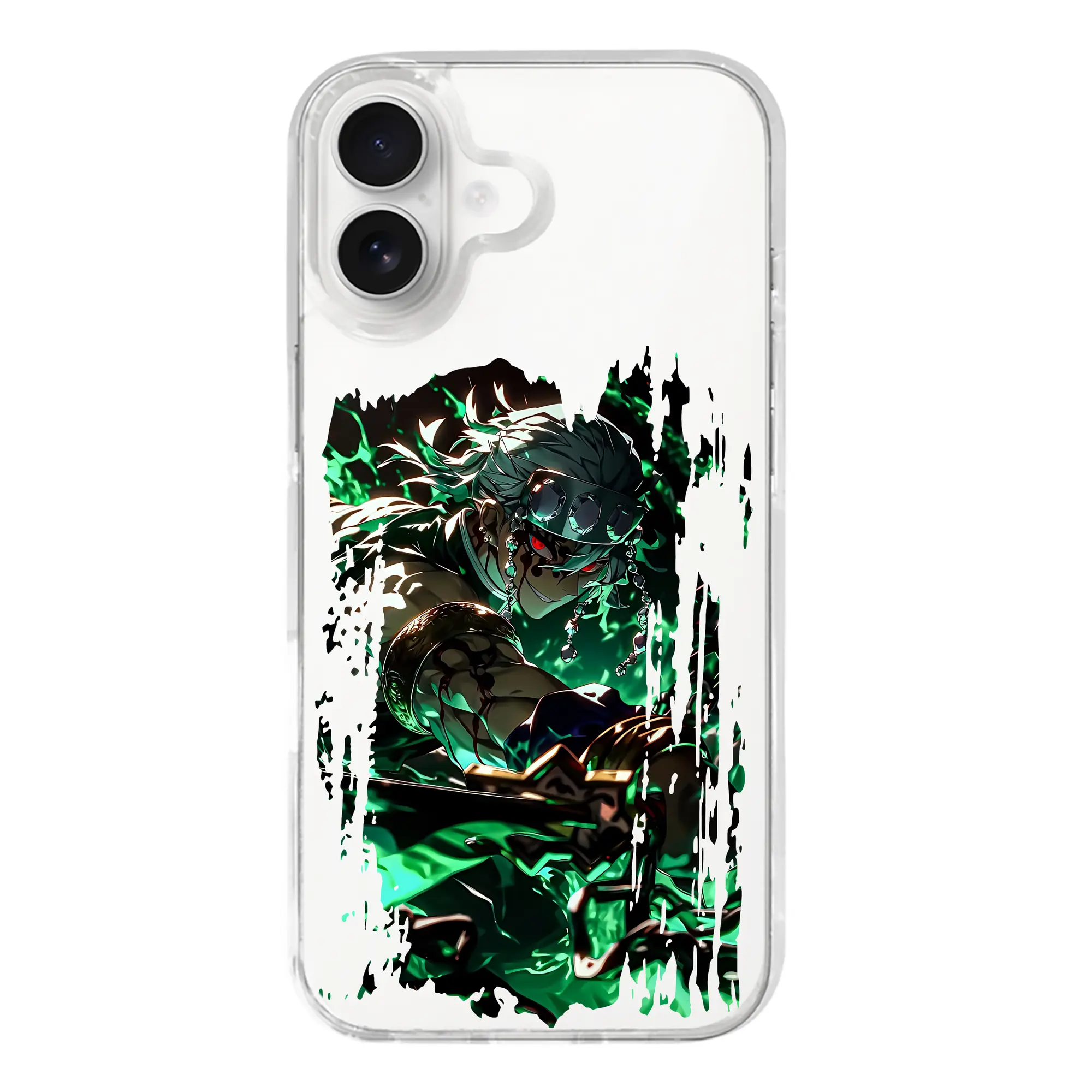 鬼滅の刃 グッズ,宇髄 天元 - iPhone 17シリーズ 透明スマホケース – 薄型・耐衝撃・精密フィット保護カバー